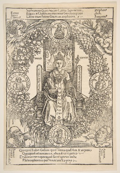 Filosofi.n.d. av Albrecht Dürer