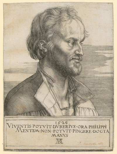 Porträtt av Philipp Melanchthon av Albrecht Dürer