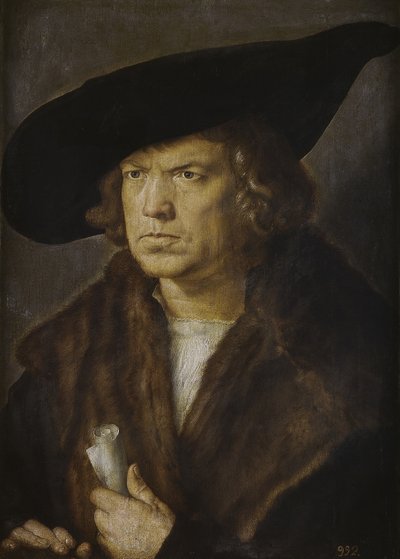 Porträtt Av En Okänd Man av Albrecht Dürer