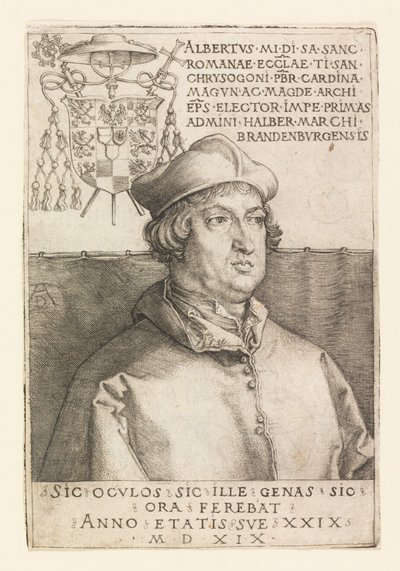 Porträtt av Albert av Mainz av Albrecht Dürer