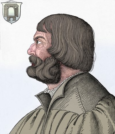 Porträtt av Albrecht Durer, 1527, 1906 av Albrecht Dürer