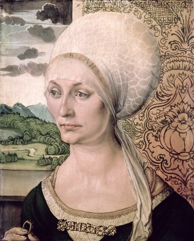 Portrait of Elsbeth Tucher, 1499  av Albrecht Dürer