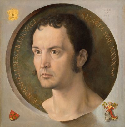 Porträtt av Johann Kleeberger, 1526 av Albrecht Dürer