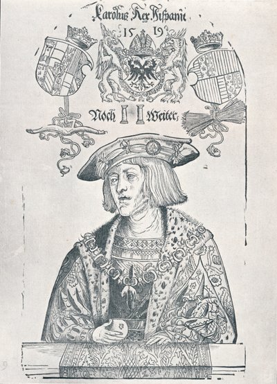 Porträtt av kejsaren Karl V, 1519 1906 av Albrecht Dürer