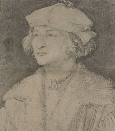 Porträtt av en ung man med hatt, ca 1506 av Albrecht Dürer