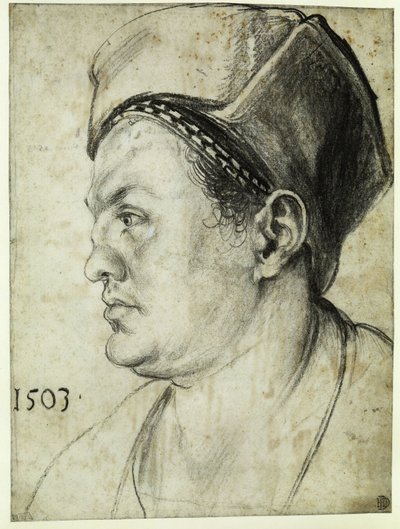 Porträtt av Willibald Pirckheimer av Albrecht Dürer