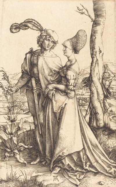 Promenade, c. 1497. av Albrecht Dürer