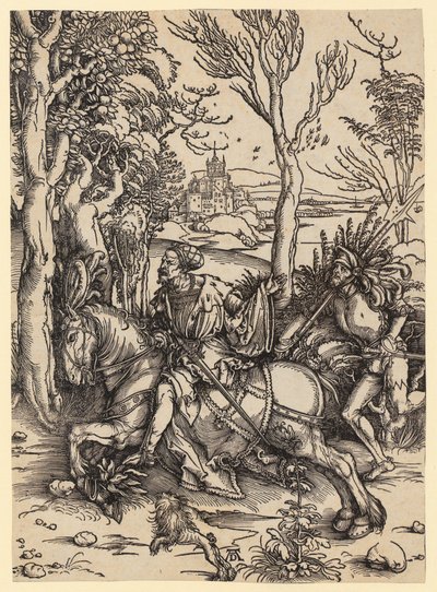Ryttare och landsknekt av Albrecht Dürer