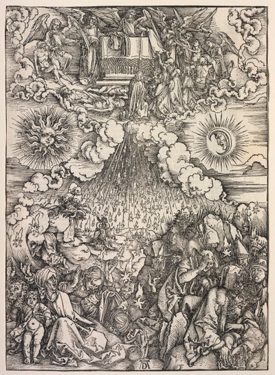 Johannes uppenbarelse: Öppnande av det sjätte inseglet av Albrecht Dürer