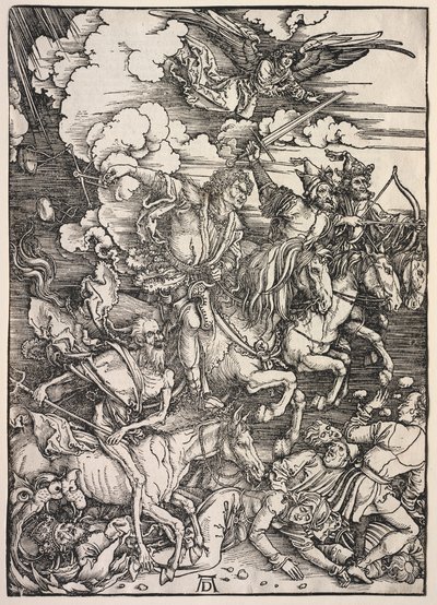Johannes uppenbarelse: De fyra ryttarna av Albrecht Dürer