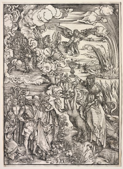Johannes uppenbarelse: Kvinnan i Babylon av Albrecht Dürer