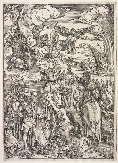 Johannes uppenbarelse: The Woman of Babylon, 1511. av Albrecht Dürer