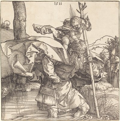 Sankt Christopher av Albrecht Dürer