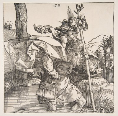 Sankt Kristoffer av Albrecht Dürer