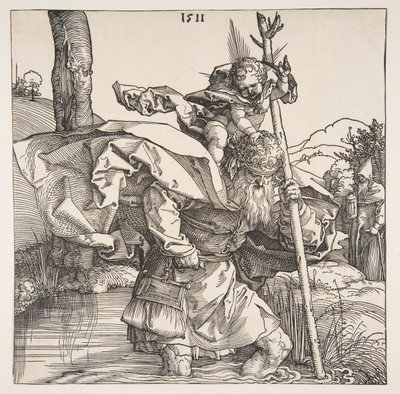 Sankt Christopher, 1511. av Albrecht Dürer