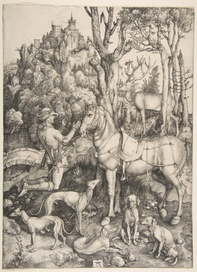 Saint Eustace, ca. 1501. av Albrecht Dürer