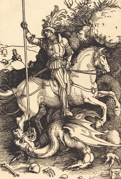 Saint George Killing the Dragon, 15011504. av Albrecht Dürer