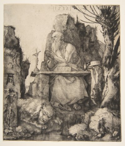 Saint Hieronymus vid Pollard Willow, 1512. av Albrecht Dürer
