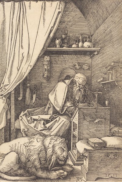 Den helige Hieronymus i sin cell, 1511. av Albrecht Dürer