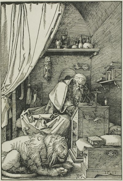 Den helige Hieronymus i sin cell av Albrecht Dürer