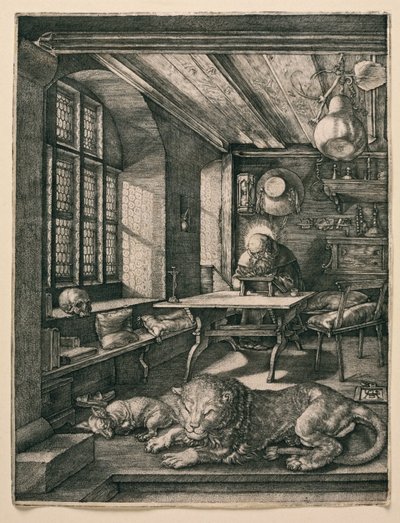 Den helige Hieronymus i sin cell av Albrecht Dürer