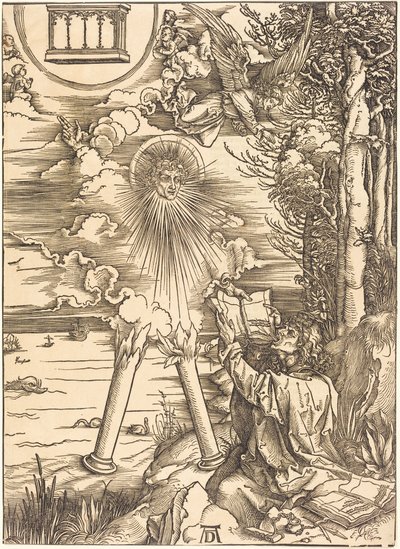 Sankt Johannes som slukar boken av Albrecht Dürer