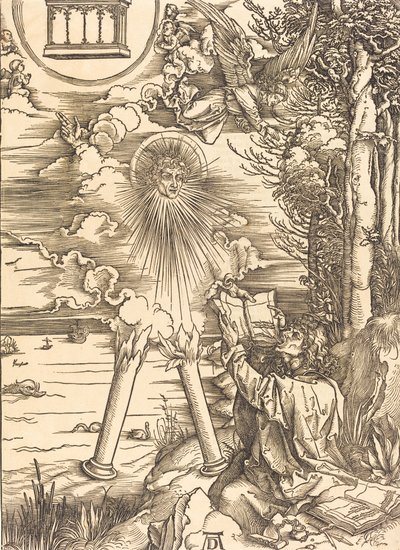 Saint John Devouring the Book, förmodligen ca. 14961498. av Albrecht Dürer