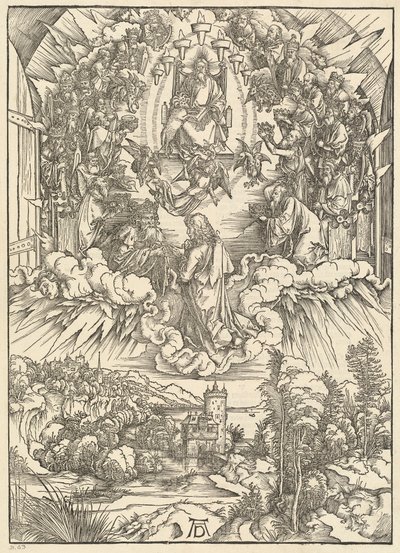Sankt Johannes inför Gud och de äldste av Albrecht Dürer