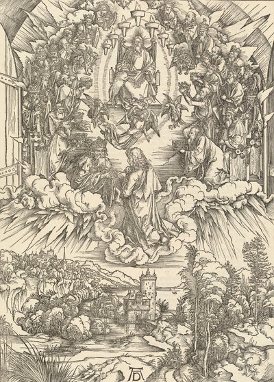 Sankt Johannes inför Gud och de äldste, 1498. av Albrecht Dürer
