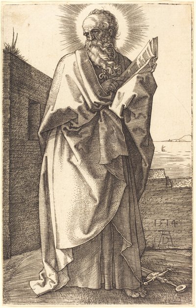 Sankte Pär av Albrecht Dürer