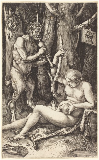 Satyr familj av Albrecht Dürer