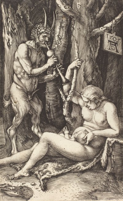 Satyrfamiljen, 1505. av Albrecht Dürer