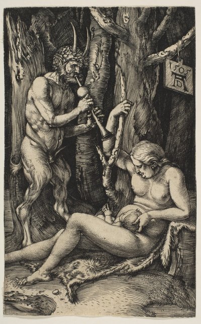 Satyrfamiljen, 1505. av Albrecht Dürer