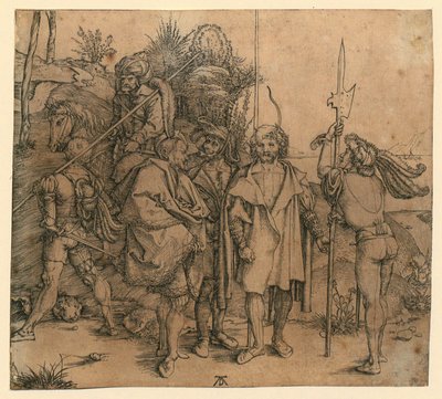 Sex soldater av Albrecht Dürer