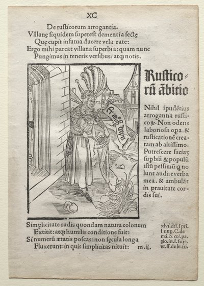 Dårarnas skepp, efter 1497. av Albrecht Dürer