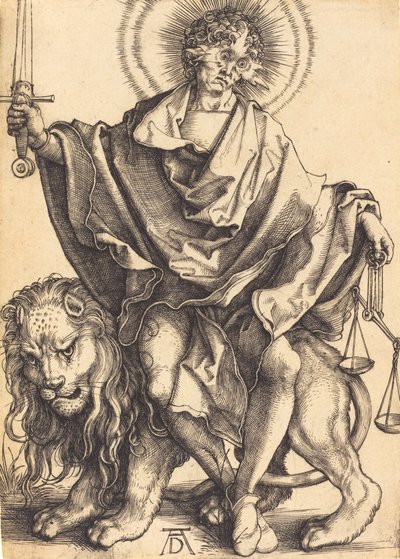 Rättfärdighetens sol, ca. 14991500. av Albrecht Dürer