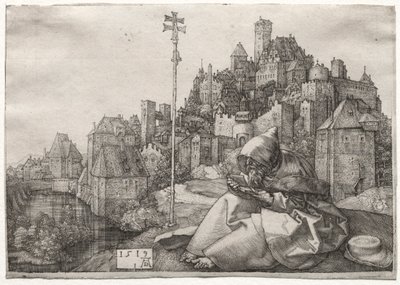 St Anthony Reading, 1519. av Albrecht Dürer