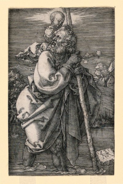 St Christopher av Albrecht Dürer