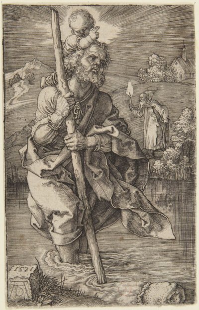 St. Christopher av Albrecht Dürer