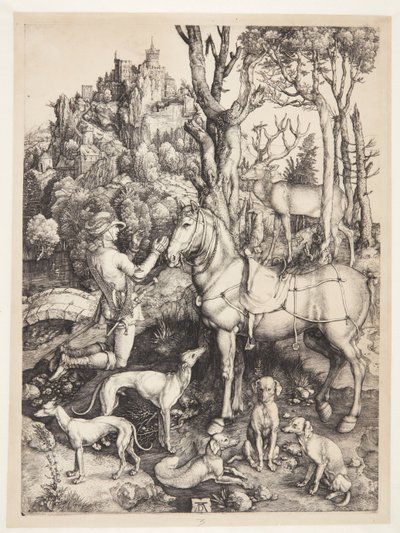 St Eustace av Albrecht Dürer
