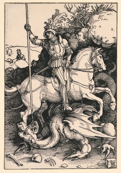 St George Killing the Dr av Albrecht Dürer