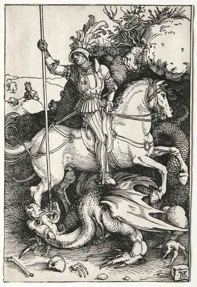 St George dödar draken av Albrecht Dürer