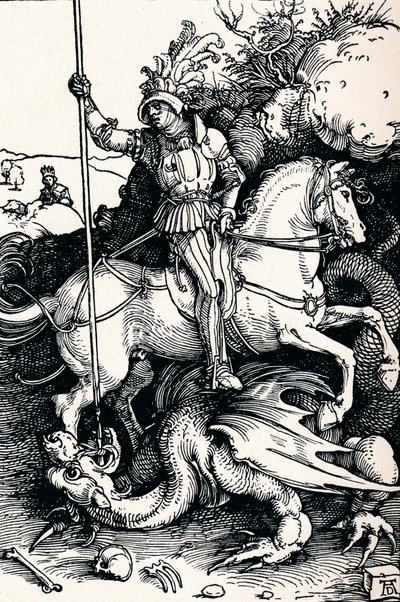 St George och draken, 1505 1906 av Albrecht Dürer