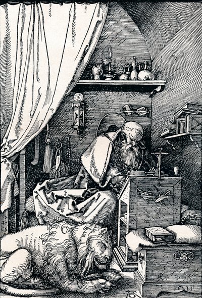 St Hieronymus i hans cell, 1511 1906 av Albrecht Dürer