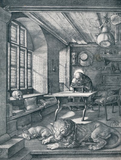 St Hieronymus i hans studie, 1514 1906 av Albrecht Dürer