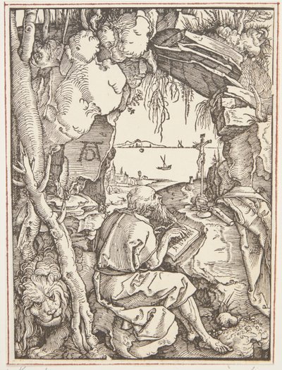 St. Hieronymus i grottan av Albrecht Dürer