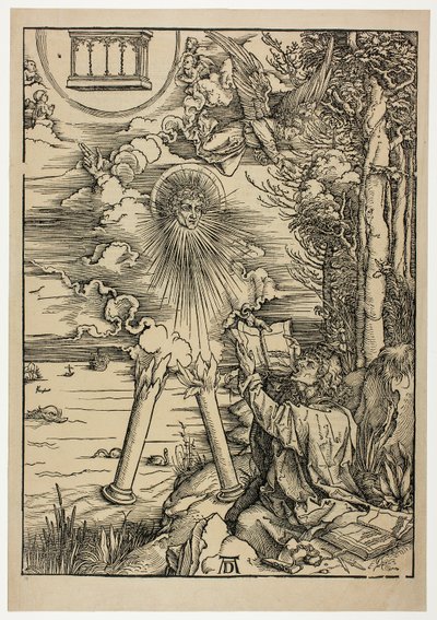 St. John Devouring the Book, från The Apocalypse av Albrecht Dürer
