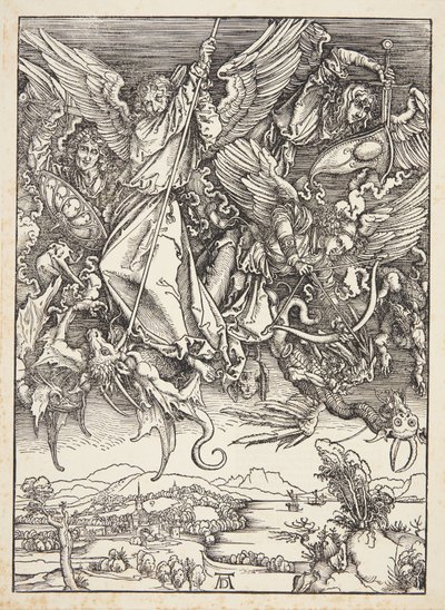 St. Michael slåss mot draken av Albrecht Dürer