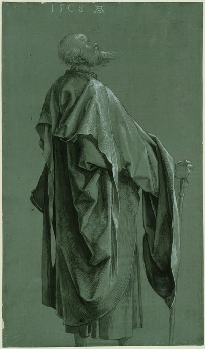 Stående apostel (Paulus eller Jakob den äldre) av Albrecht Dürer