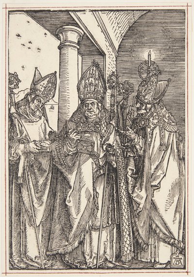 Sts. Nicholas, Ulrich och Erasmus av Albrecht Dürer